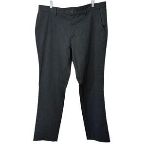 Mizzen + Main Men's Casual Chino Pants Gray Size 38 Tall Golf Straight Leg Sport